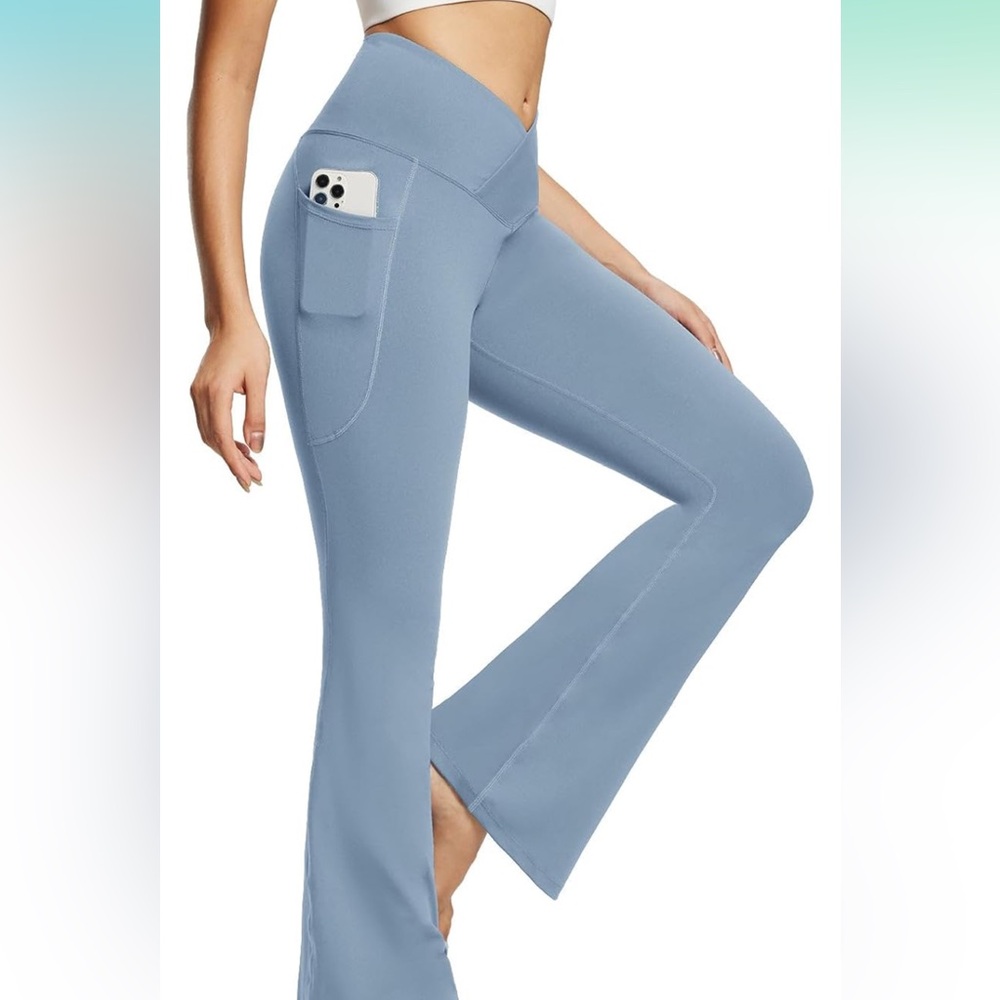 Baleaf Women's Blue Flared Pants